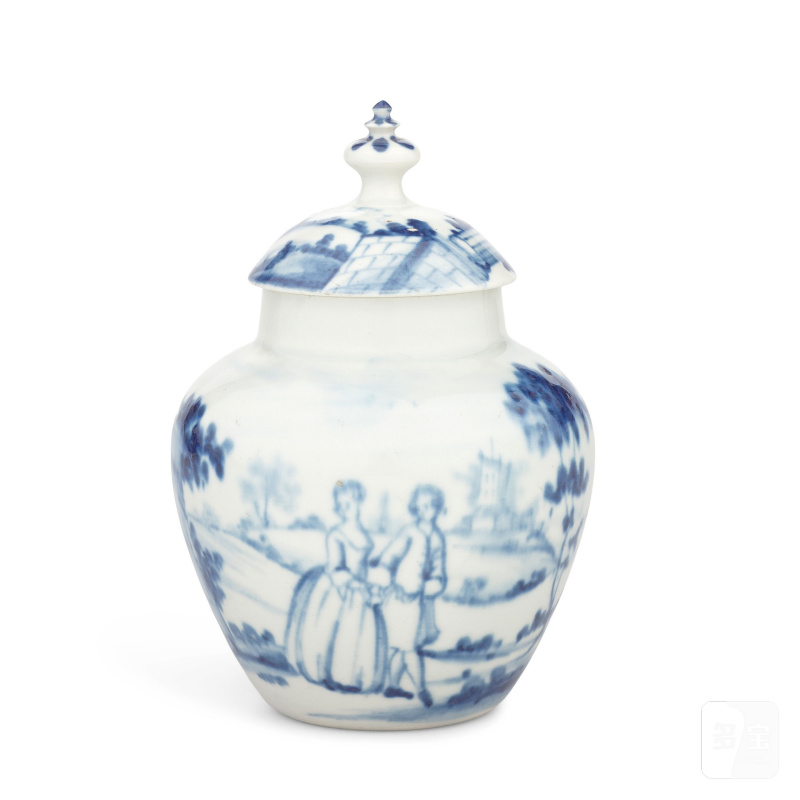 An important Limehouse vase and cover, circa 1746-48 - 图4